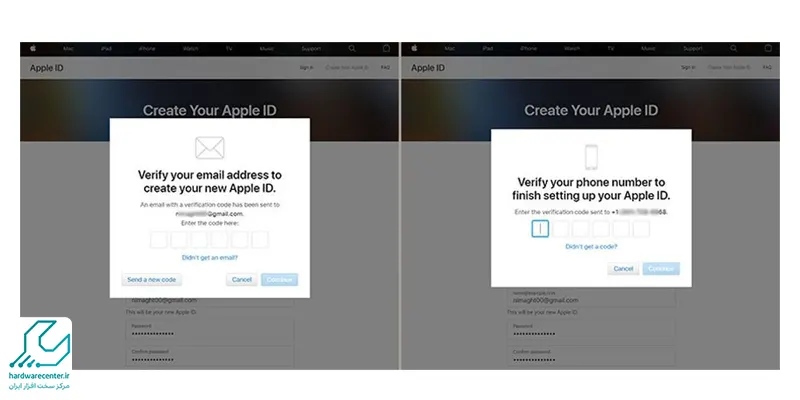 نحوه ساختن apple id