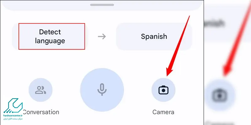 نحوه استفاده از دوربین موبایل برای ترجمه