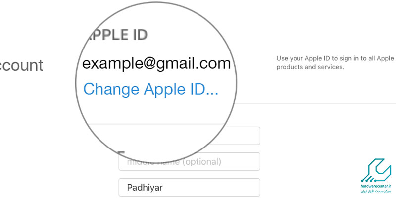 عوض کردن Apple ID با کامپیوتر